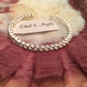 Ethel & Myrtle- Crystal Cuff Bracelet- NWT!